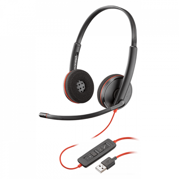 Poly Blackwire 3220 Binaural USB Headset