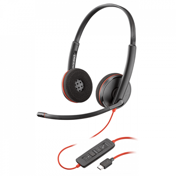 Poly Blackwire 3220 Binaural USB-C Headset