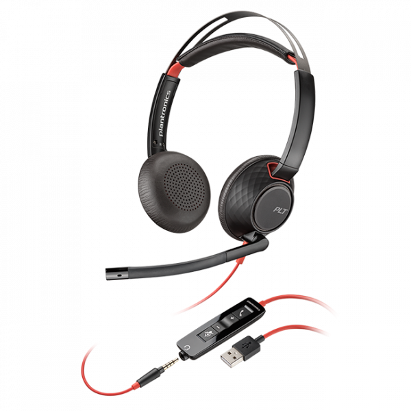 Poly Blackwire 5220 Binaural USB Headset