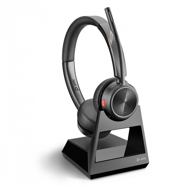 Poly Savi 7220 Binaural Wireless DECT Headset for Deskphone